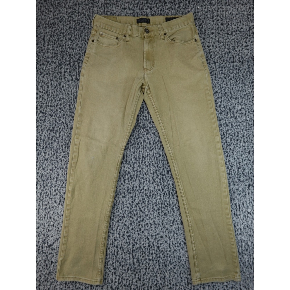 Bullhead‎ Denim Co Mens Straight Leg Jeans 31x32 Tan Khaki Mid Rise Casual Pants